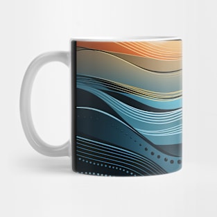 Minimalist Waves Mug